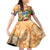 Saba Family Matching Off Shoulder Short Dress and Hawaiian Shirt Geographic Coordinate Anchor - Turlte Tropical