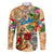 Saba Family Matching Summer Maxi Dress and Hawaiian Shirt Geographic Coordinate Anchor - Turlte Tropical