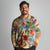 Saba Long Sleeve Polo Shirt Geographic Coordinate Anchor - Turlte Tropical