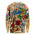 Saba Long Sleeve Shirt Geographic Coordinate Anchor - Turlte Tropical