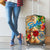 Saba Luggage Cover Geographic Coordinate Anchor - Turlte Tropical