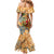 Saba Mermaid Dress Geographic Coordinate Anchor - Turlte Tropical