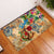 Saba Rubber Doormat Geographic Coordinate Anchor - Turlte Tropical