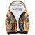 Saba Sherpa Hoodie Geographic Coordinate Anchor - Turlte Tropical