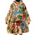 Saba Wearable Blanket Hoodie Geographic Coordinate Anchor - Turlte Tropical