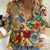 Saba Women Casual Shirt Geographic Coordinate Anchor - Turlte Tropical