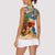 Saba Women Sleeveless Polo Shirt Geographic Coordinate Anchor - Turlte Tropical