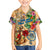 Turks and Caicos Islands Family Matching Summer Maxi Dress and Hawaiian Shirt Geographic Coordinate Anchor - Turlte Tropical