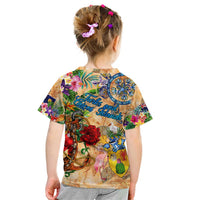 Turks and Caicos Islands Kid T Shirt Geographic Coordinate Anchor - Turlte Tropical