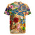 Turks and Caicos Islands Rugby Jersey Geographic Coordinate Anchor - Turlte Tropical