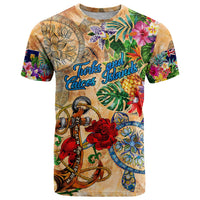 Turks and Caicos Islands T Shirt Geographic Coordinate Anchor - Turlte Tropical