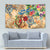 Turks and Caicos Islands Tapestry Geographic Coordinate Anchor - Turlte Tropical