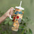 Turks and Caicos Islands Tumbler With Handle Geographic Coordinate Anchor - Turlte Tropical
