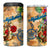 Montserrat 4 in 1 Can Cooler Tumbler Geographic Coordinate Anchor - Turlte Tropical