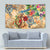 Montserrat Tapestry Geographic Coordinate Anchor - Turlte Tropical