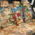 Bay Islands Department Back Car Seat Cover Geographic Coordinate Anchor - Turlte Tropical