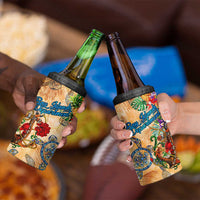 Bay Islands Department 4 in 1 Can Cooler Tumbler Geographic Coordinate Anchor - Turlte Tropical