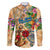 Bay Islands Department Family Matching Puletasi and Hawaiian Shirt Geographic Coordinate Anchor - Turlte Tropical