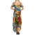 Bay Islands Department Family Matching Summer Maxi Dress and Hawaiian Shirt Geographic Coordinate Anchor - Turlte Tropical