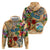 Bay Islands Department Hoodie Geographic Coordinate Anchor - Turlte Tropical