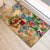 Bay Islands Department Rubber Doormat Geographic Coordinate Anchor - Turlte Tropical