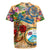 Bay Islands Department Rugby Jersey Geographic Coordinate Anchor - Turlte Tropical