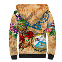 Bay Islands Department Sherpa Hoodie Geographic Coordinate Anchor - Turlte Tropical