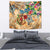 Bay Islands Department Tapestry Geographic Coordinate Anchor - Turlte Tropical