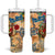 Bay Islands Department Tumbler With Handle Geographic Coordinate Anchor - Turlte Tropical