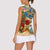 Bay Islands Department Women Sleeveless Polo Shirt Geographic Coordinate Anchor - Turlte Tropical