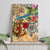 Guadeloupe Canvas Wall Art Geographic Coordinate Anchor - Turlte Tropical
