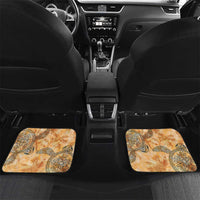 Guadeloupe Car Mats Geographic Coordinate Anchor - Turlte Tropical