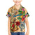 Guadeloupe Family Matching Mermaid Dress and Hawaiian Shirt Geographic Coordinate Anchor - Turlte Tropical