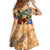 Guadeloupe Family Matching Puletasi and Hawaiian Shirt Geographic Coordinate Anchor - Turlte Tropical