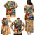 Guadeloupe Family Matching Puletasi and Hawaiian Shirt Geographic Coordinate Anchor - Turlte Tropical