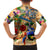 Guadeloupe Hawaiian Shirt Geographic Coordinate Anchor - Turlte Tropical