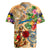 Guadeloupe Rugby Jersey Geographic Coordinate Anchor - Turlte Tropical