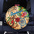 Guadeloupe Spare Tire Cover Geographic Coordinate Anchor - Turlte Tropical