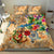 Martinique Bedding Set Geographic Coordinate Anchor - Turlte Tropical