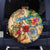 Martinique Spare Tire Cover Geographic Coordinate Anchor - Turlte Tropical