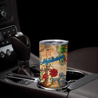 Martinique Tumbler Cup Geographic Coordinate Anchor - Turlte Tropical