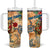 Sint Eustatius Tumbler With Handle Geographic Coordinate Anchor - Turlte Tropical