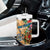 Sint Eustatius Tumbler With Handle Geographic Coordinate Anchor - Turlte Tropical