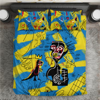 African Art Viva Underground Psychedelic Vintage Style Bedding Set - Wonder Print Shop