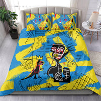 African Art Viva Underground Psychedelic Vintage Style Bedding Set - Wonder Print Shop