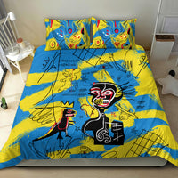 African Art Viva Underground Psychedelic Vintage Style Bedding Set - Wonder Print Shop