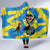 African Art Viva Underground Psychedelic Vintage Style Hooded Blanket