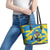 African Art Viva Underground Psychedelic Vintage Style Leather Tote Bag - Wonder Print Shop