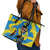 African Art Viva Underground Psychedelic Vintage Style Leather Tote Bag - Wonder Print Shop