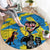 African Art Viva Underground Psychedelic Vintage Style Round Carpet